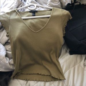 Forever 21 Lettuce Edge Shirt